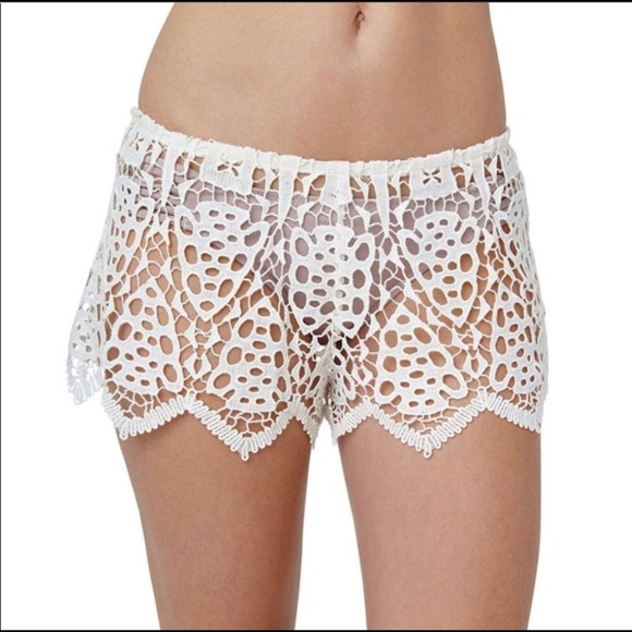 Eberjey Spearhead Bridal Sam shorts coverup - Picture 1 of 7